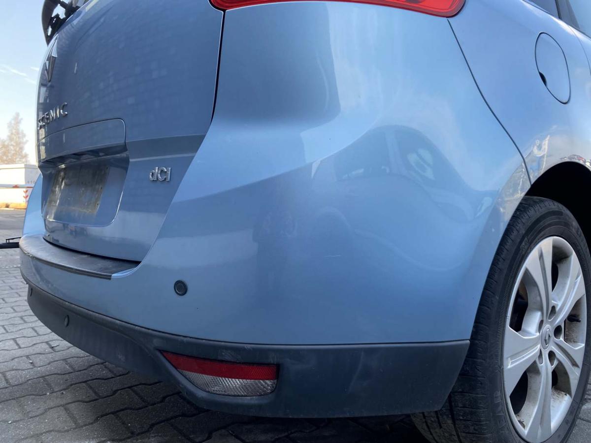 Renault Grand Scenic 3 original Sto&szlig;stange Stossf&auml;nger hinten 7-Sitzer Terpa Hellblaumetallic Bj.2011